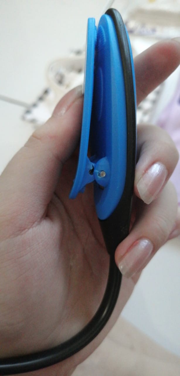 [bayar Di Tempat]flexible Double Led Book Reading Light Clip Arm Table Lamp Study Desk Light