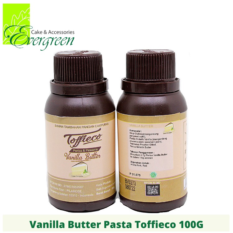 

Vanilla Butter Pasta Toffieco 100 G