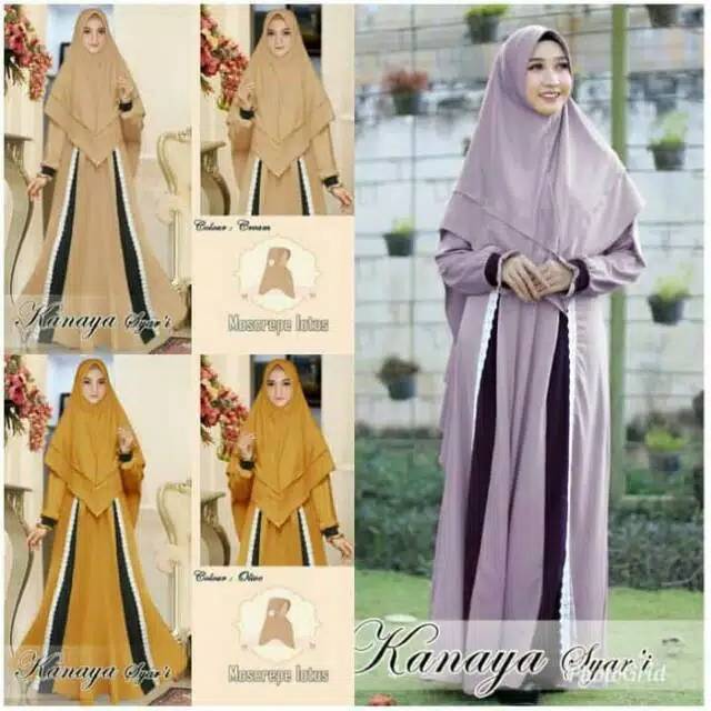 KANAYA GAMIS SET JILBAB CANTIK BUTIK HIJAB ITU INDAH JUMBO BIG SIZE PLUS SZ TERMURAH BONUS BROS