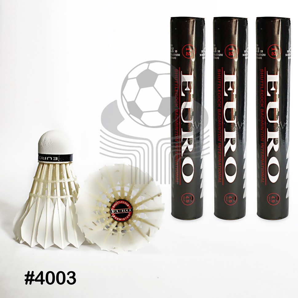 EURO HITAM shuttlecock badminton