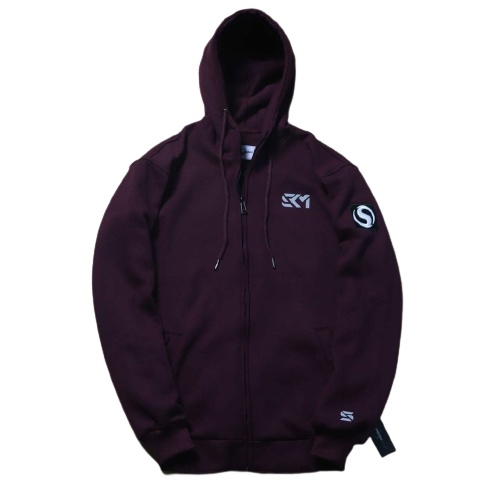Jaket Sweater Hoodie ZIPPER SKM LOGO – Edition Fashion Trendy Casual Pria  Good Brand Quality Stylish