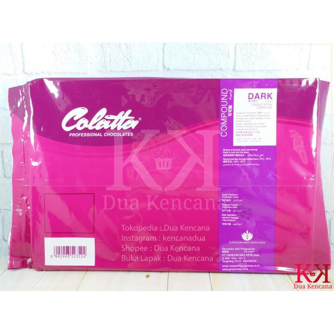 

Colatta Dark Compound 1 KG Coklat Hitam Compound Chocolate Collata