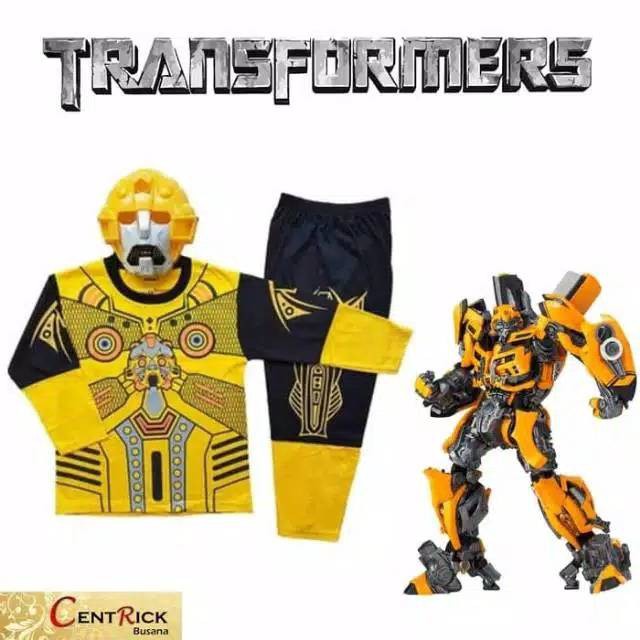 Baju Kostum anak BUMBLE BEE gratis topeng kostum Baju Kostum anak BUMBLE BEE gratis topeng kostum