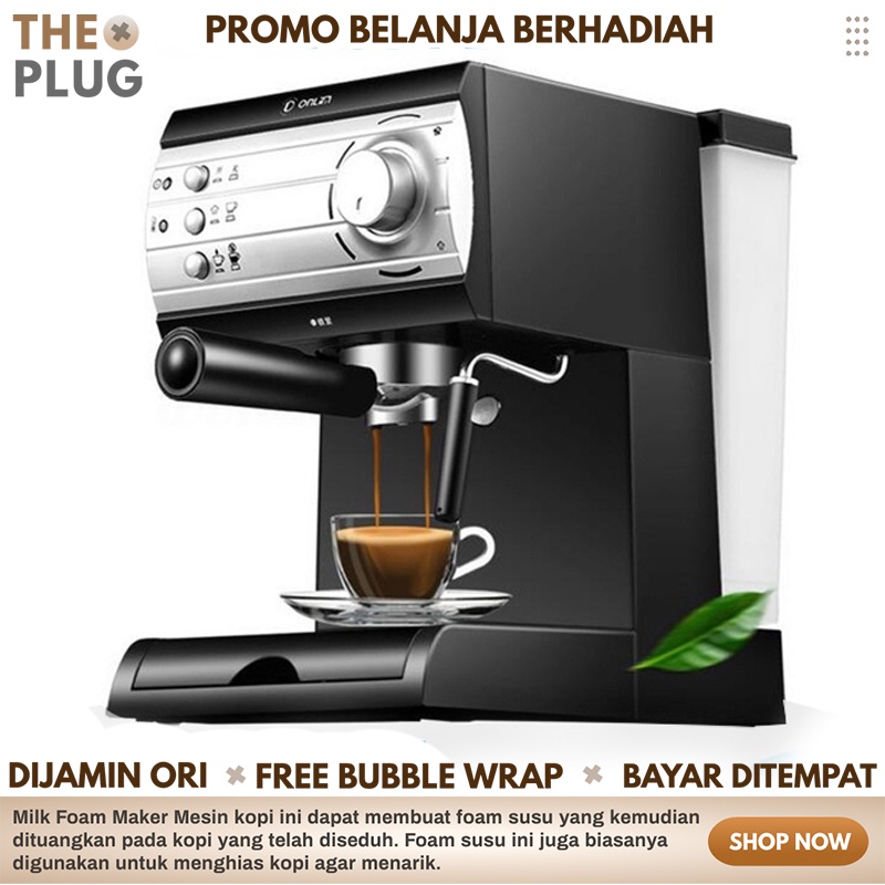 Coffee Maker Mesin Kopi Espresso Semi Automatic Alat Pembuat Kopi 20 Bar