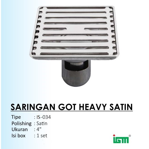 TERLARIS IGM IS-034 SARINGAN GOT HEAVY SATIN