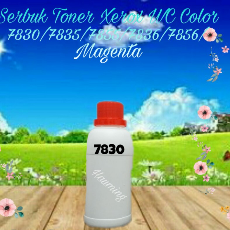 Serbuk Toner Powder Xerox Color WC 7830 7835 7855 7500 7800 7900 7836 7856 Magenta 1x Isi