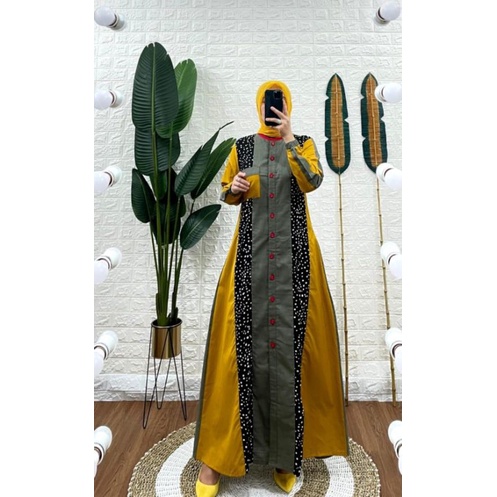 GAMIS KATUN KOMBINASI SYAINA BY S-MUT(TANYAKAN STOCK)