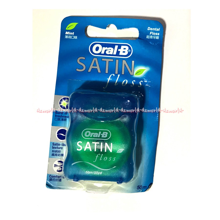 Dental Floss Satin Oral B benang Gigi OralB Satin