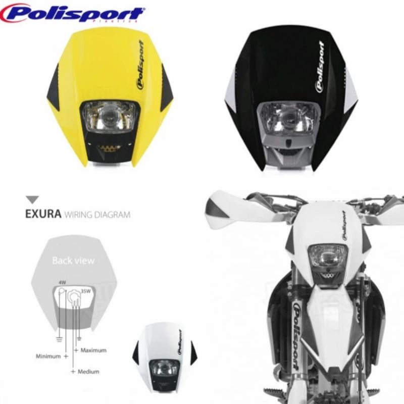 Headlamp POLISPORT Exura Universal