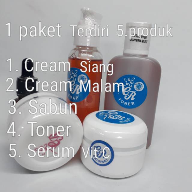 PAKET CREAM C.R TAS 5IN1 BAGUS