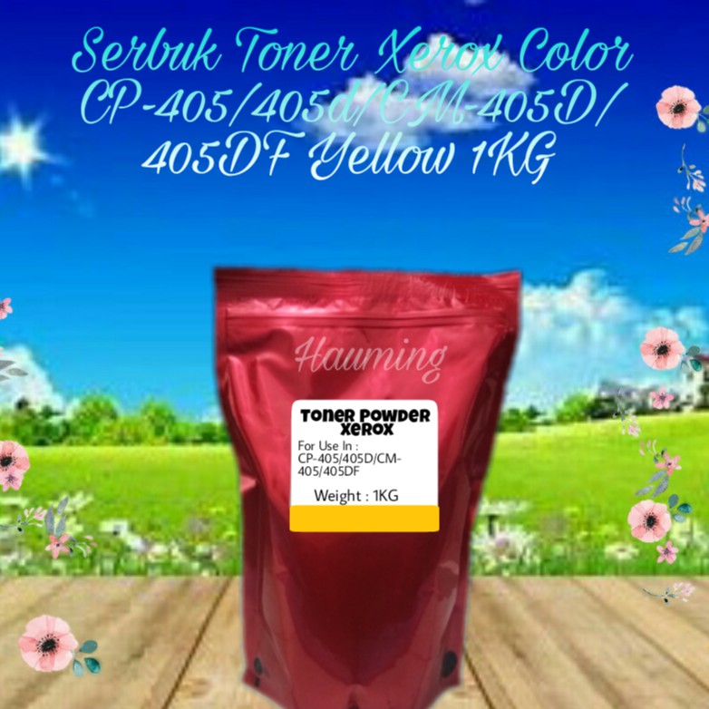 Serbuk Toner Xerox CP405 CP405D CM405 CM405D CM405DF CP-405 405D CM-405 405D 405DF Yellow 1kg