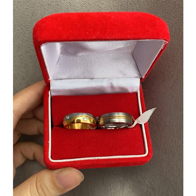 SALE / OBRAL Cincin Couple Pasangan Titanium Import Anti Karat OB003