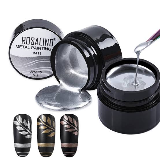 PAINTING GEL ROSALIND Gold / Painting Gel Silver / Painting Gel Liner  / Gel Painting Gold