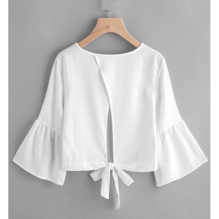 BLOUSE CROP - BLOUSE KOREA - ESTONIA BLOUSE