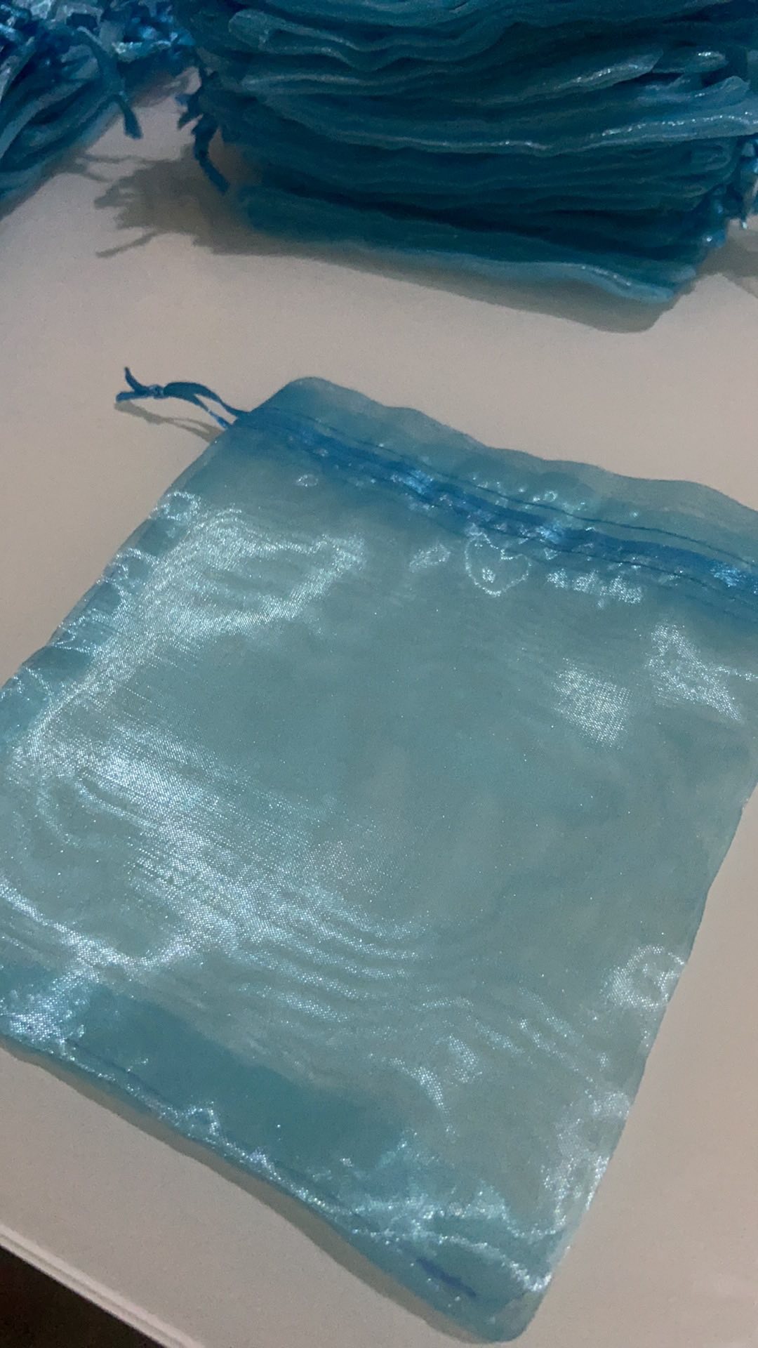 Kantong Serut Organdi/kantong Organza/kantong Kain Kaca