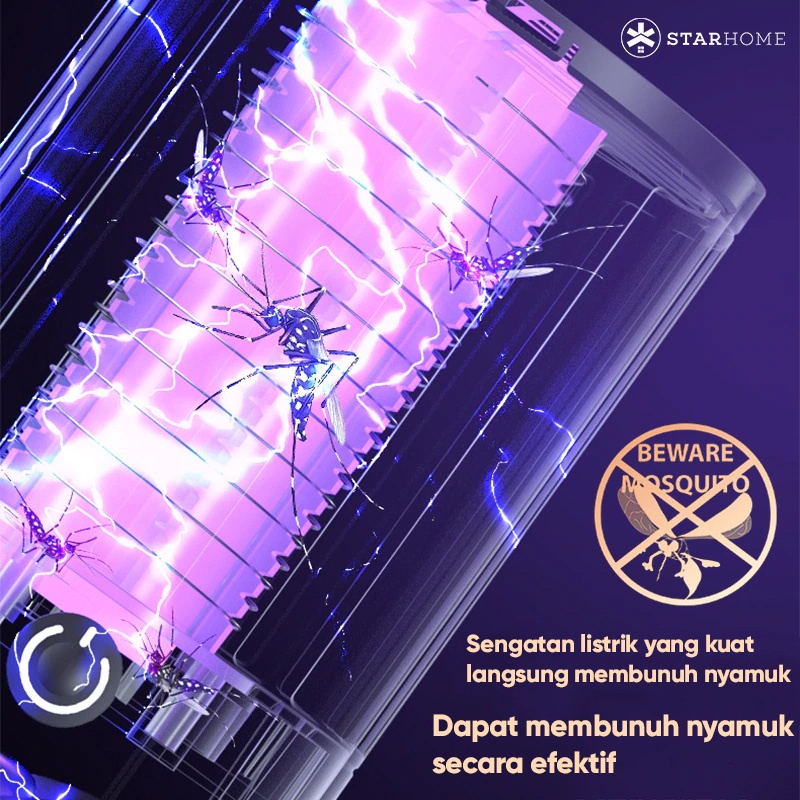 Lampu Nyamuk Perangkap Nyamuk StarHome dengan Cahaya Biru UV Lampu Tidur Mosquito Killer Lamp LED Light BG-003