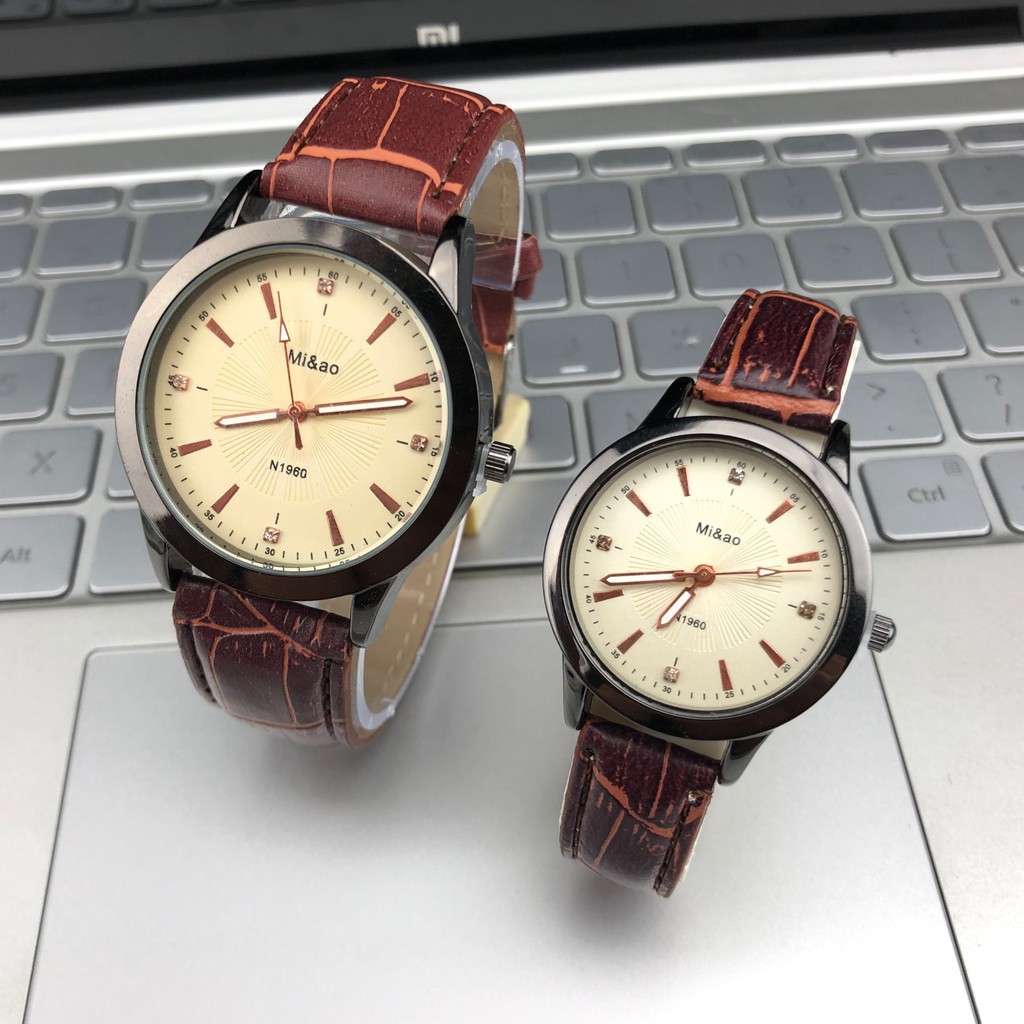 FREE BATERAI JAM TANGAN COUPLE DW POLOS KULIT import grosir murah premium pria wanita WATCH C40