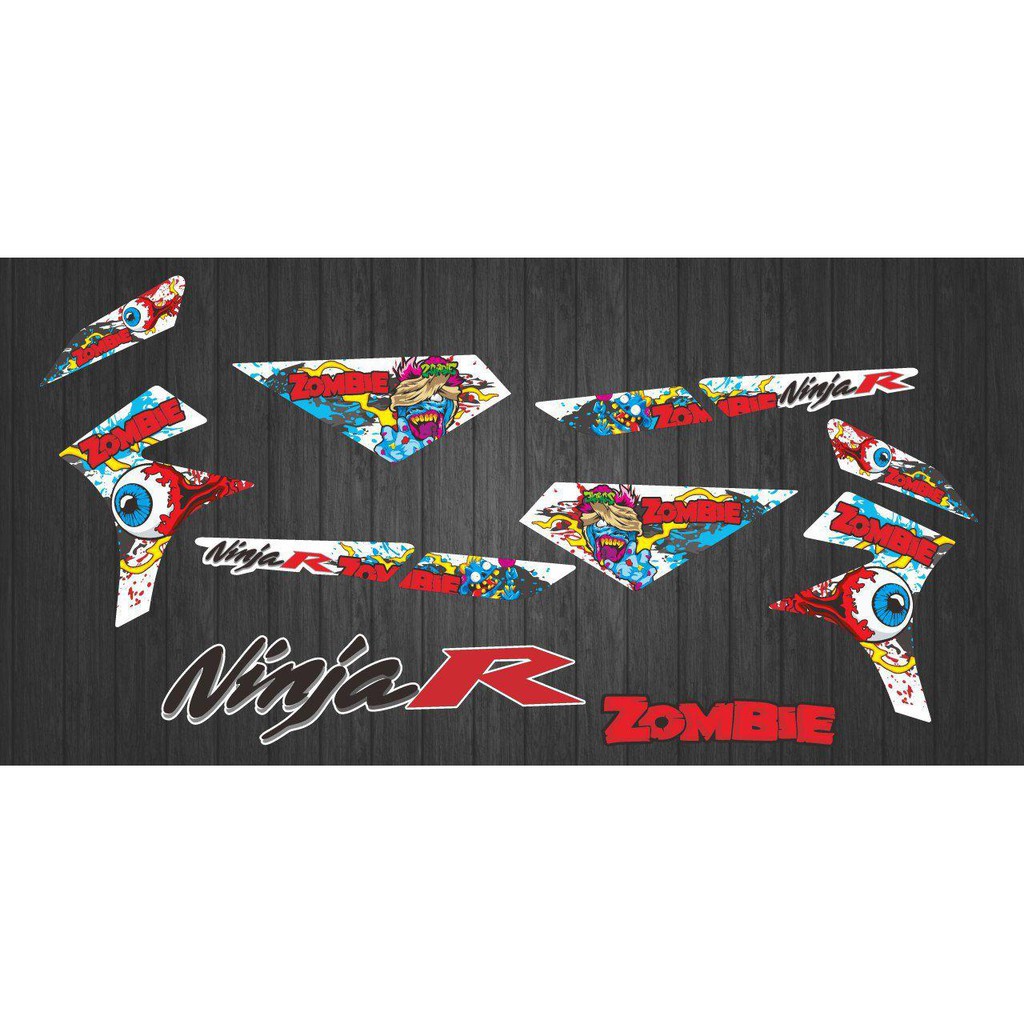 Jual STRIPING STIKER STICKER LIST VARIASI NINJA R / NINJA SS 2009