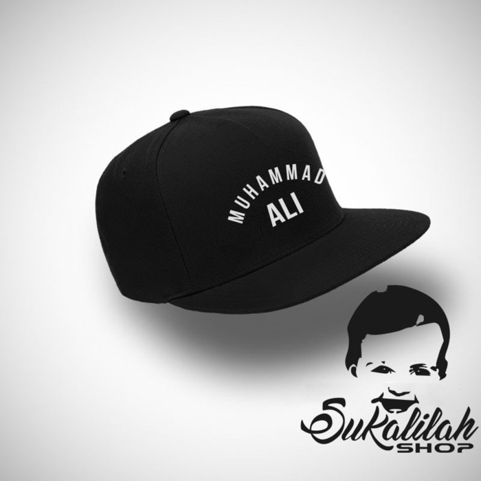 Topi Snapback pria unisex all size Muhammad Ali