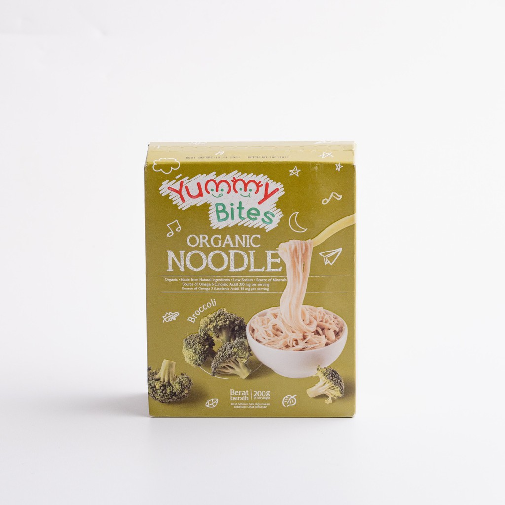 Yummy Bites Organic Noodle / Mie Bayi Organik / MPASI / Mie BAYI MPASI / Babylex