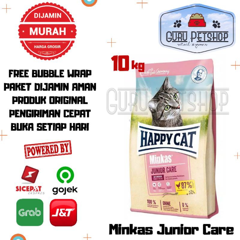 Makanan Kucing Happy Cat Minkas Junior Care 10kg Freshpack / Minkas Junior Care