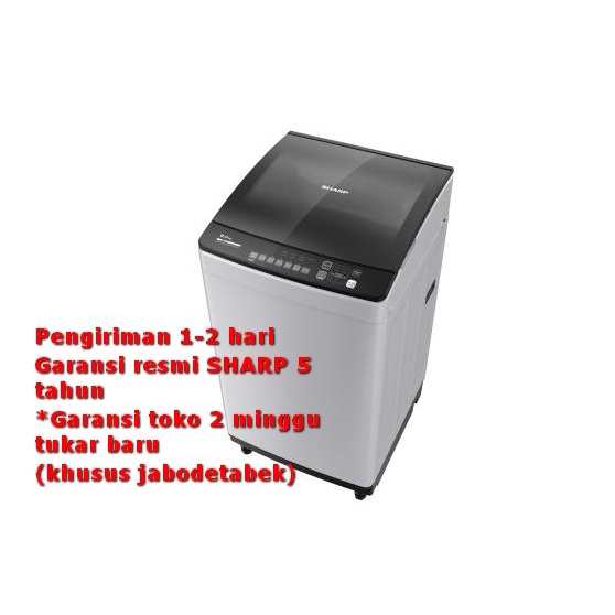 Mesin cuci Sharp ES-M9000T-GG 1 tabung 9 kg 340 Watt