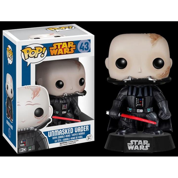 unmasked darth vader pop
