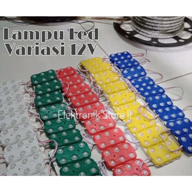 lampu LED variasi motor mobil 12 volt