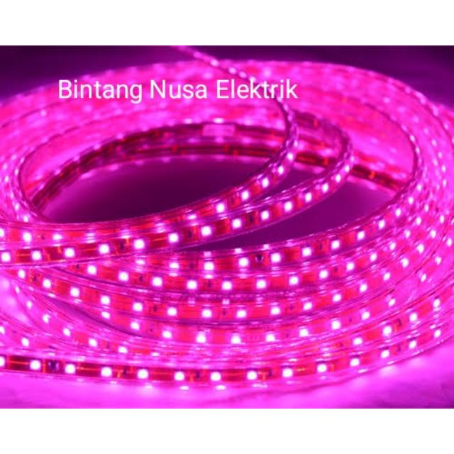 Lampu LED Strip 5050 Pink Per Meter