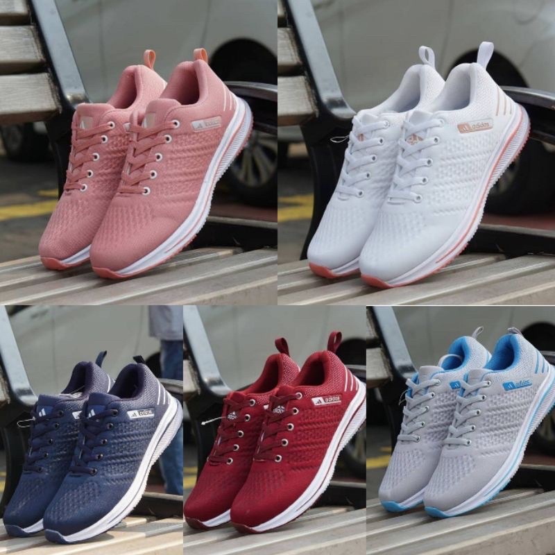 SEPATU ADIDAS NEO GARIS WANITA  GROSIR OLAHRAGA JOGING SENAM ZUMBA FITNESS…