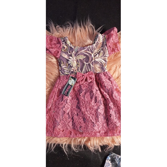 Dress brukat anak perempuan (Dress anak full brukat) terlaris