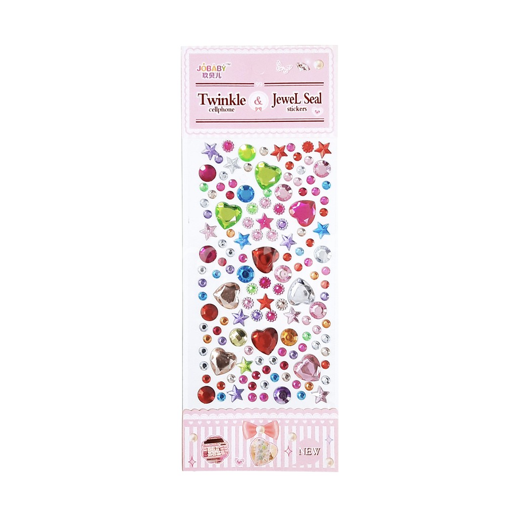 Shifra Sticker Timbul Gambar Balloon Car Diamond Colorful 4 Size