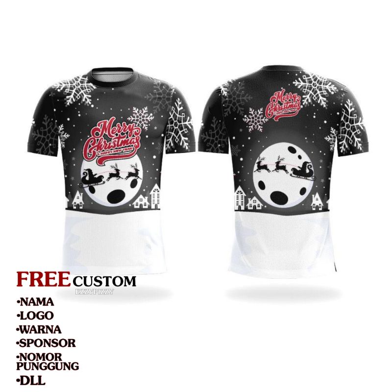Baju Sepeda Premium - Jersey sepeda MTB ORIGINAL - MERRY CRHISTMAS