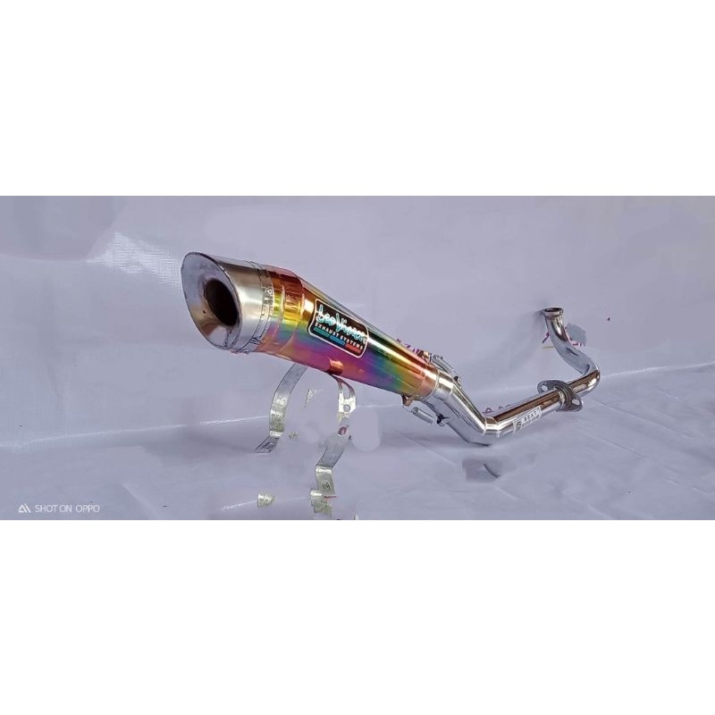 Knalpot racing LEOVINCE beat karbu/beat fi/beat pop/beat street/beat new/scoopy/spin/spacy/nex lama
