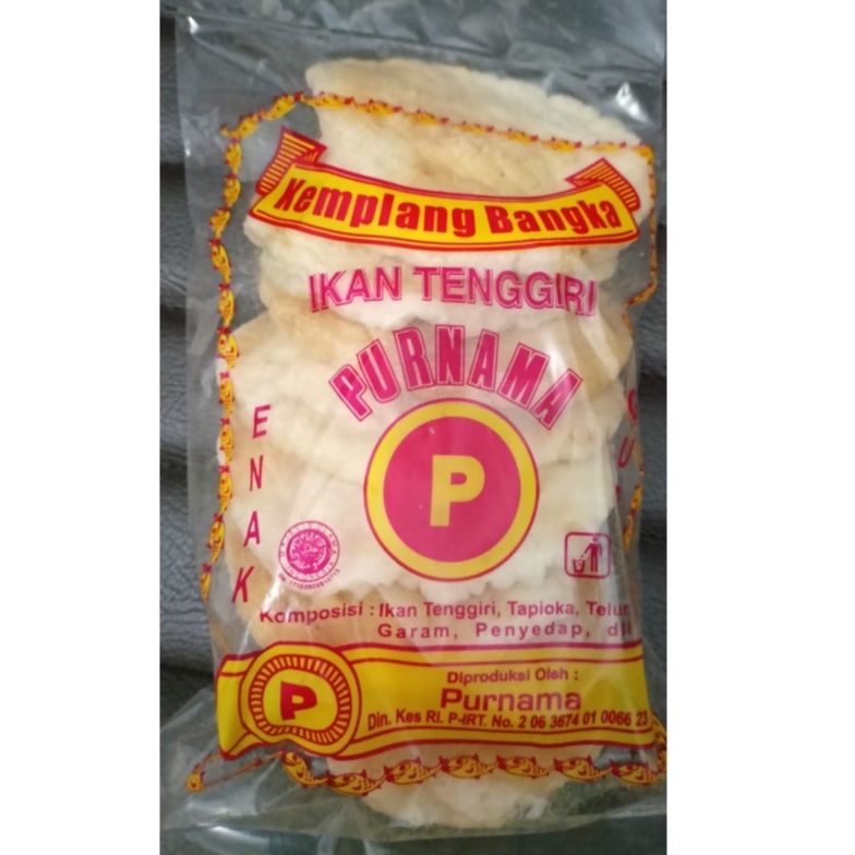 

Kerupuk Kemplang Bangka Purnama 5 Pcs Snack Cemilan Enak Murah Gurih - 5 Pcs