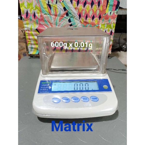 Timbangan Analitik 600g x 0.01g Matrix Aj602B