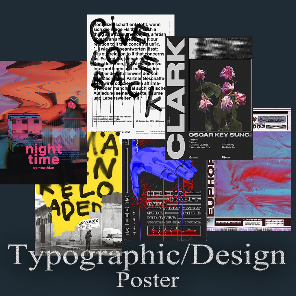

POSTER AESTHETIC TYPOGRAPHIC/DESIGN UKURAN A5 ART PAPER (TEBAL) AUTAG3