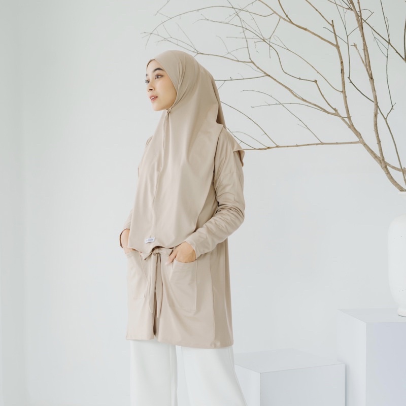 cardigan hijab by Amalia / outer hijab multifungsi