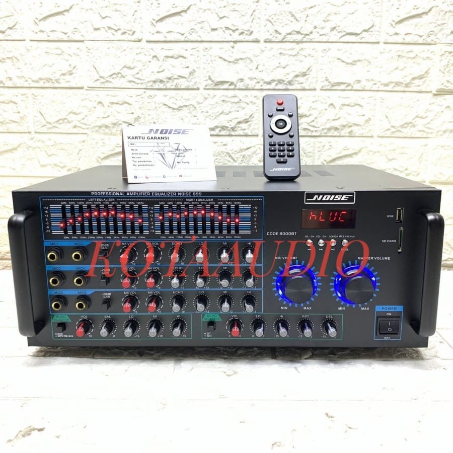 TERMURAH AMPLIFIER NOISE 8000 BT / 8000BT ORIGINAL BT USB SD CARD