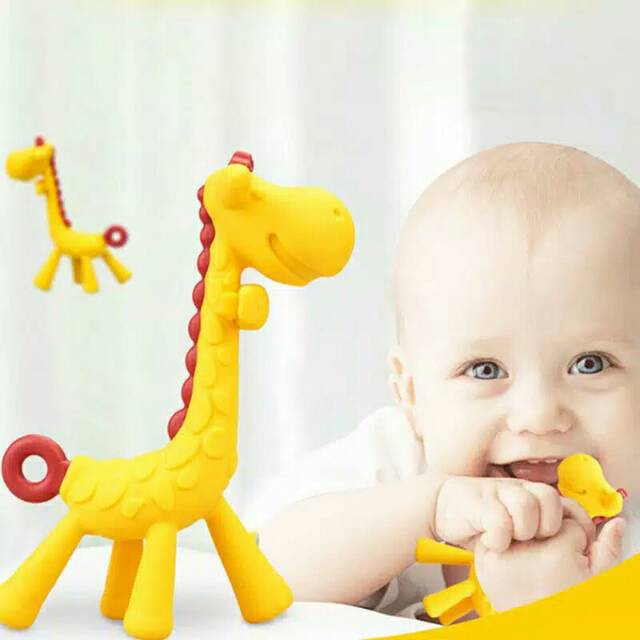 GIGITAN BAYI JERAPAH Teether Giraffe Gigitan Bayi Jerapah baby kids ange silicone kuning pink GIGITAN BAYI JERAPAH Teether Giraffe Gigitan Bayi Jerapah baby kids ange silicone kuning pink hijau