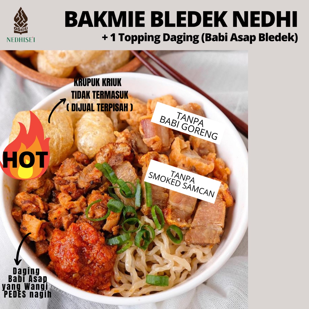 

Bakmie Bledek Nedhi (PEDAS) - BAKMI BABI #NAGIHBANGET