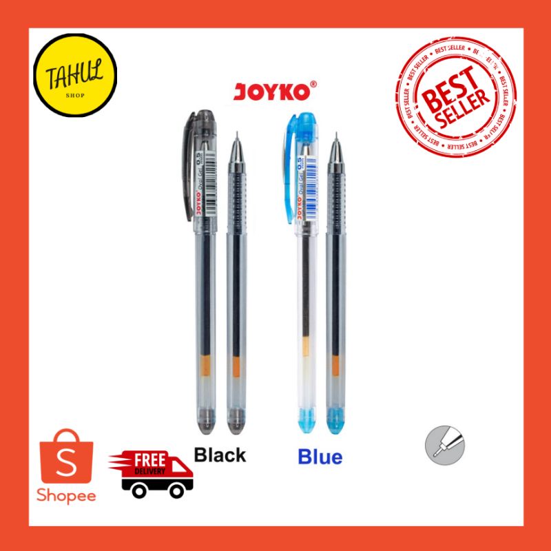 

Gel Pen Pulpen Pena Joyko GP-189 Oval Gel 0.5 mm
