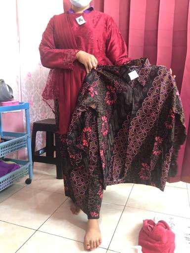 Set Couple Amalia Maroon