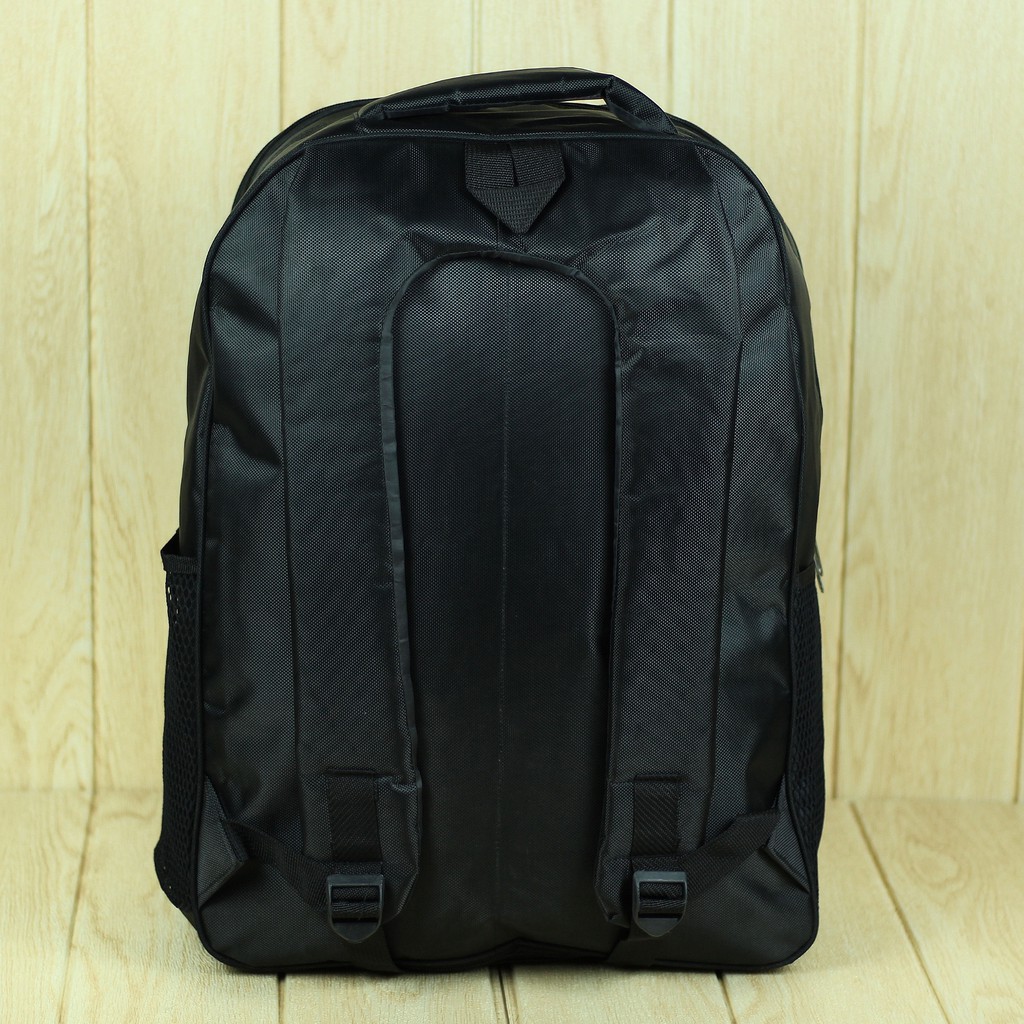 Ransel Pria Polo Besar Hitam Ransel Backpack Punggung Elite Sekolah Kerja Backpack Tebal Hitam Laptop Awet Tas Sekolah Laptop In Muat LKS Buku Paket Buku Tema Bahan Tebal Termurah Ukuran Compact Bonus Raincover