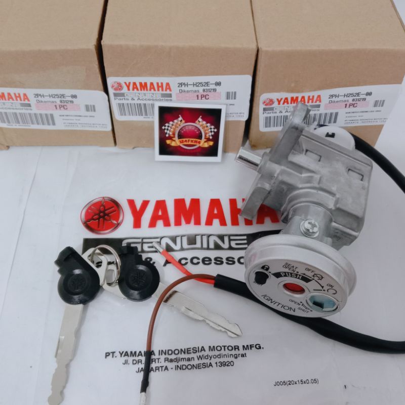 Kunci kontak key set Mio M3 Mio Z Mio S 2PH-H252E Asli ORI-2