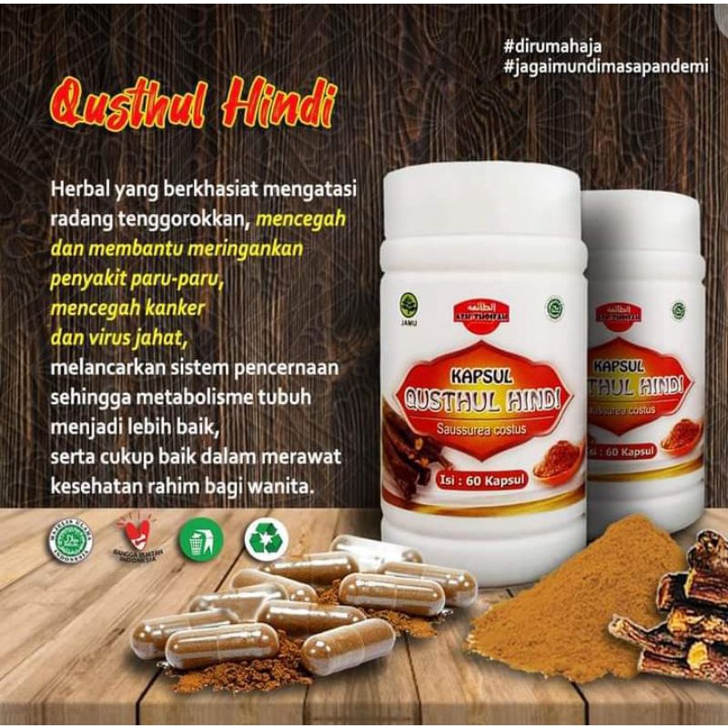 

qusthul hindi kapsul isi 60 kapsul original