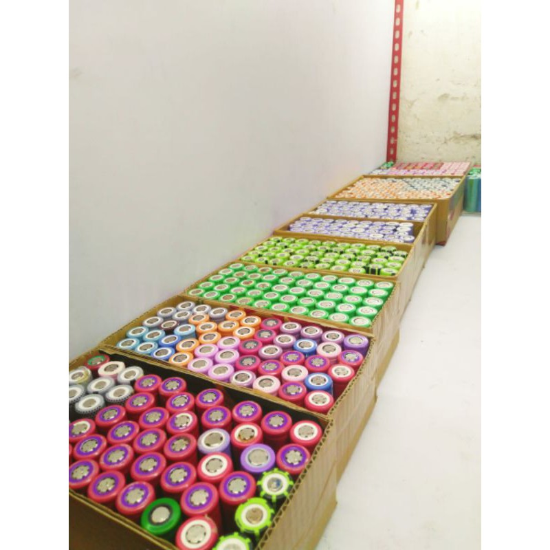 Batre 18650, Baterai bekas copotan laptop Batray LAPTOP BEKAS