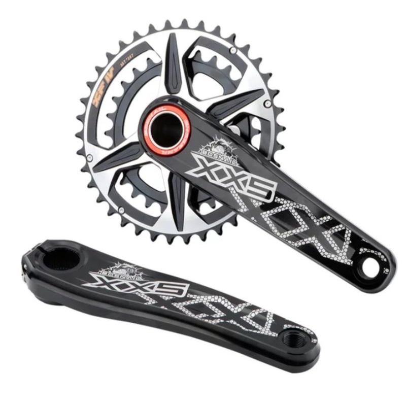 Snail GXP Crankset Doubel Chainring 38T 28T Crank set Doubel Chain ring GXP Direct Mount