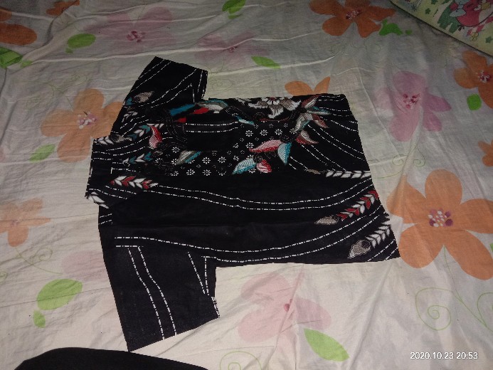 Batik Couple Keluarga Sania Ruffle Ori Ndoro Jowi Dnt Motif Prasasti