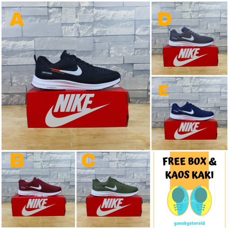 SEPATU NIKE RUNNING LAKI LAKI PREMIUM HIGH QUALITY SEPATU JOGGING COWOK